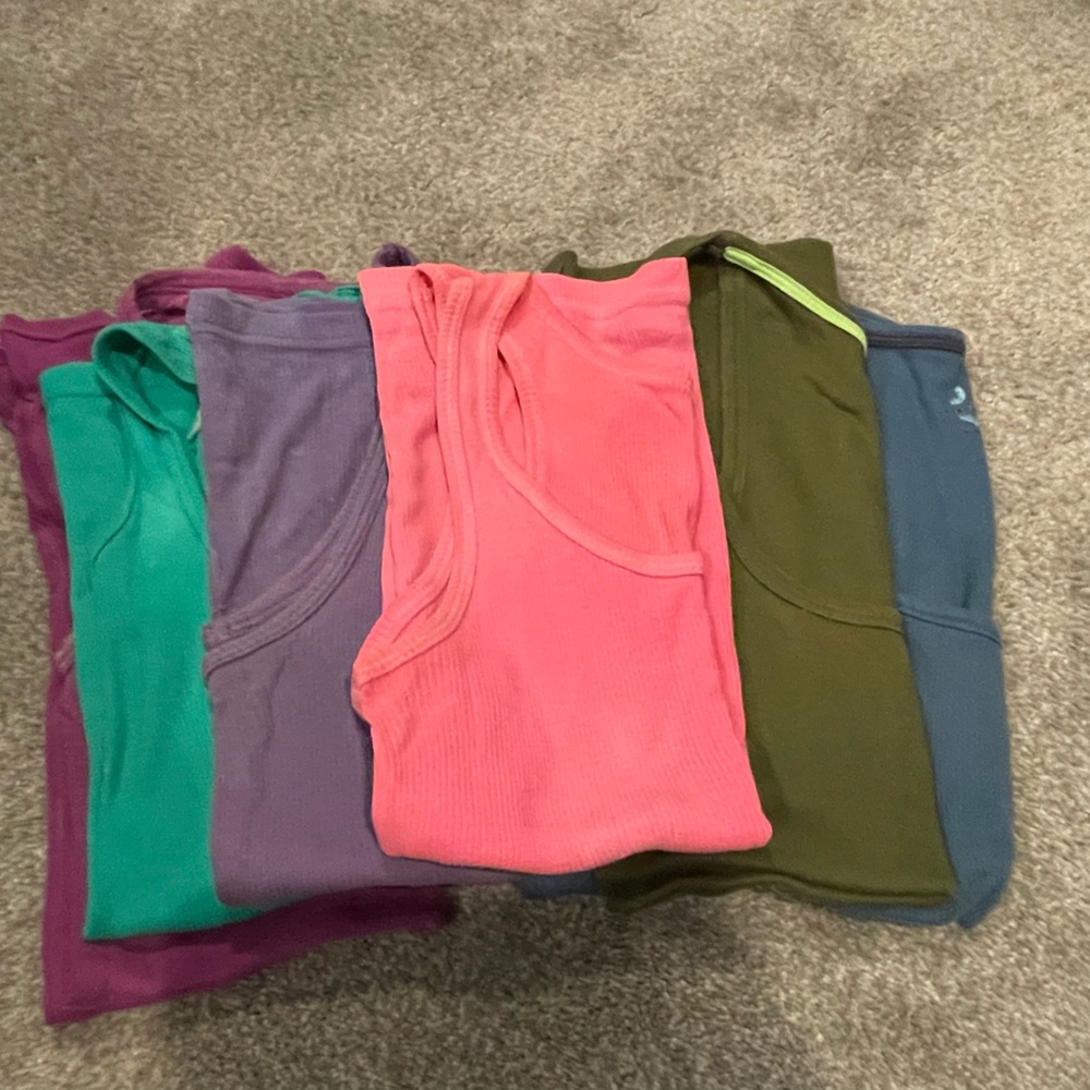 Lot of seven tank tops - women’s/junior’s size small or like small
